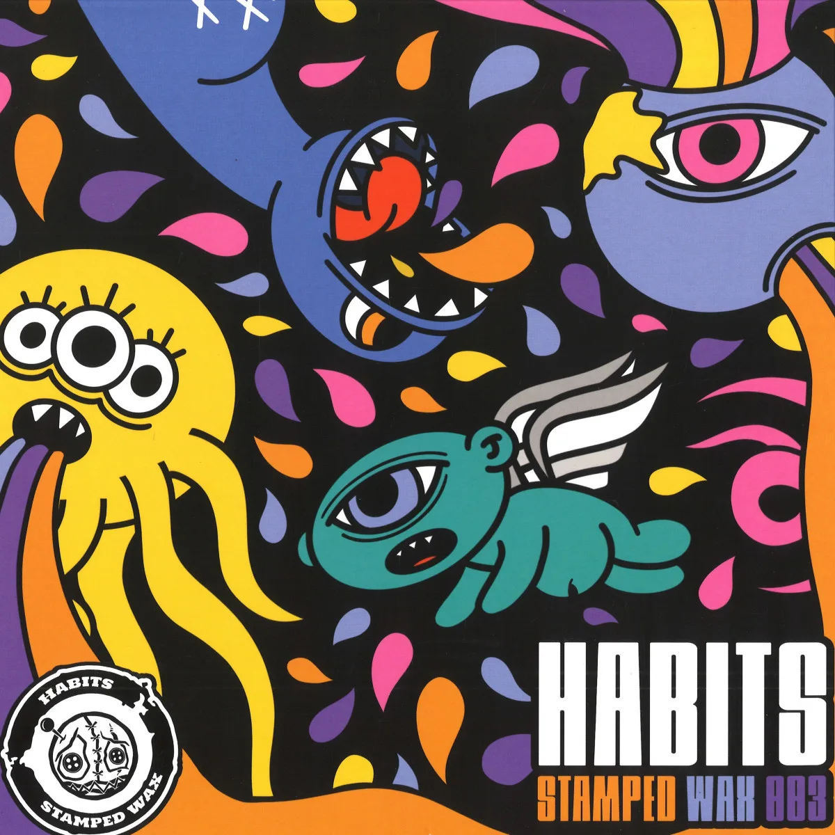 Back cover — Unknown Artist — Habits Stamped Wax 003