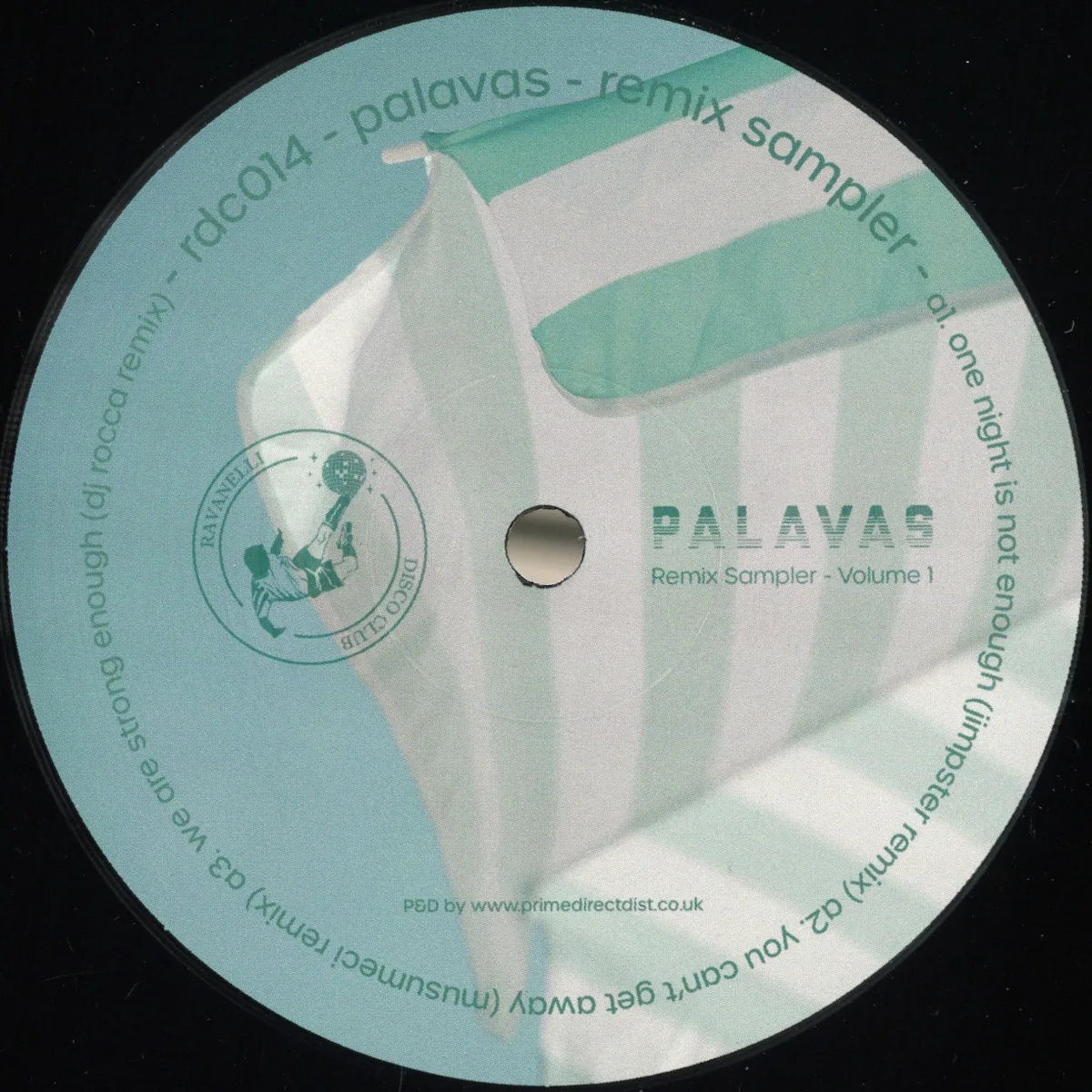 Front cover — Various — Palavas Remix Sampler Volume 1