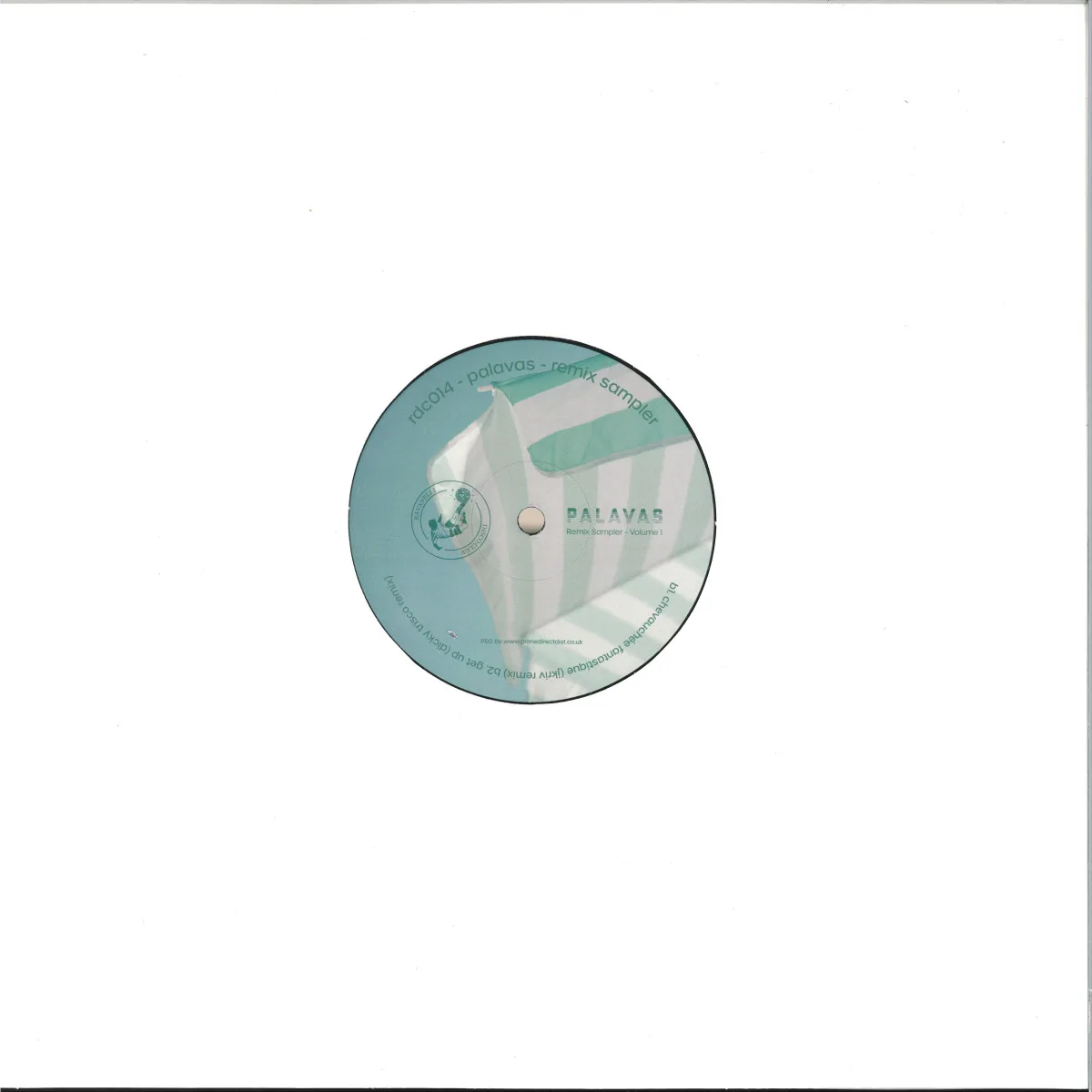 Back cover — Various — Palavas Remix Sampler Volume 1