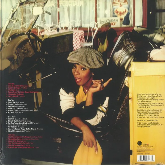 Обратная сторона обложки — Donna SUMMER — On The Radio Greatest Hits (Expanded Edition)