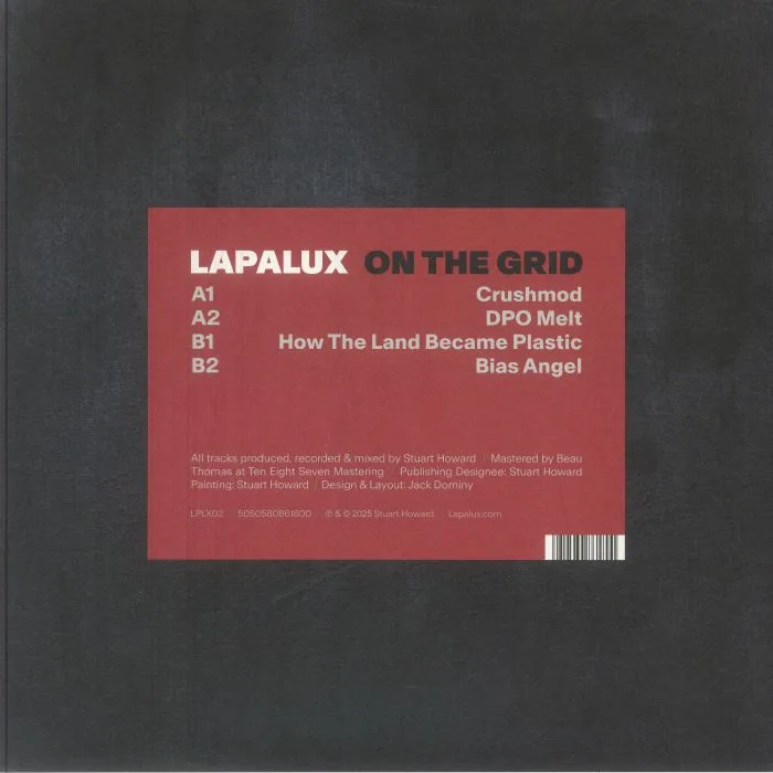 Обратная сторона обложки — LAPALUX — On The Grid