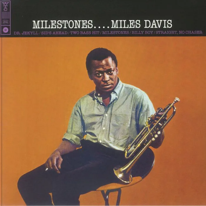 Лицевая сторона обложки — Miles DAVIS — Milestones