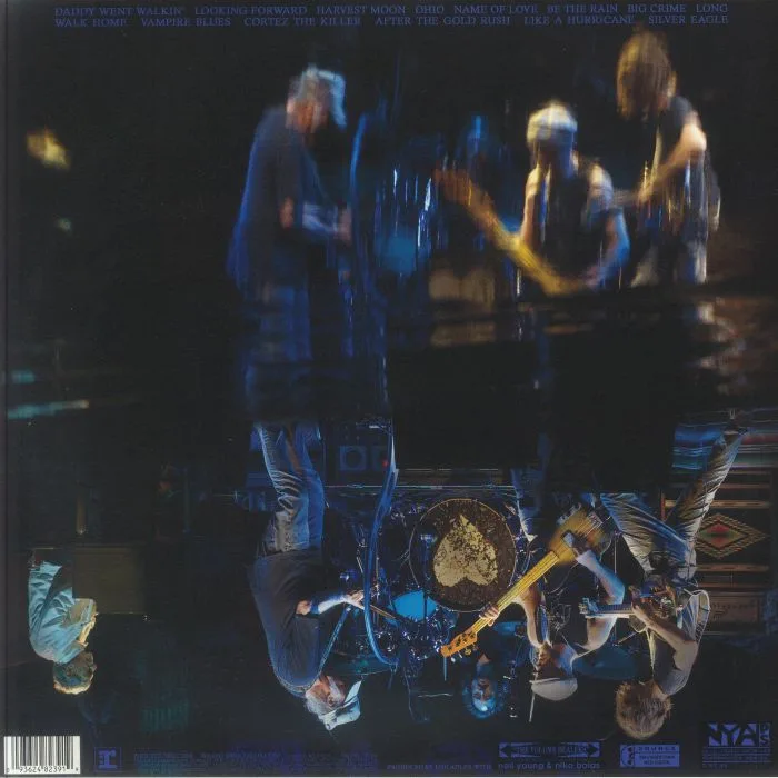 Обратная сторона обложки — Neil YOUNG / THE CHROME HEARTS — As Time Explodes: Live Album (Record Store Day RSD 2026)