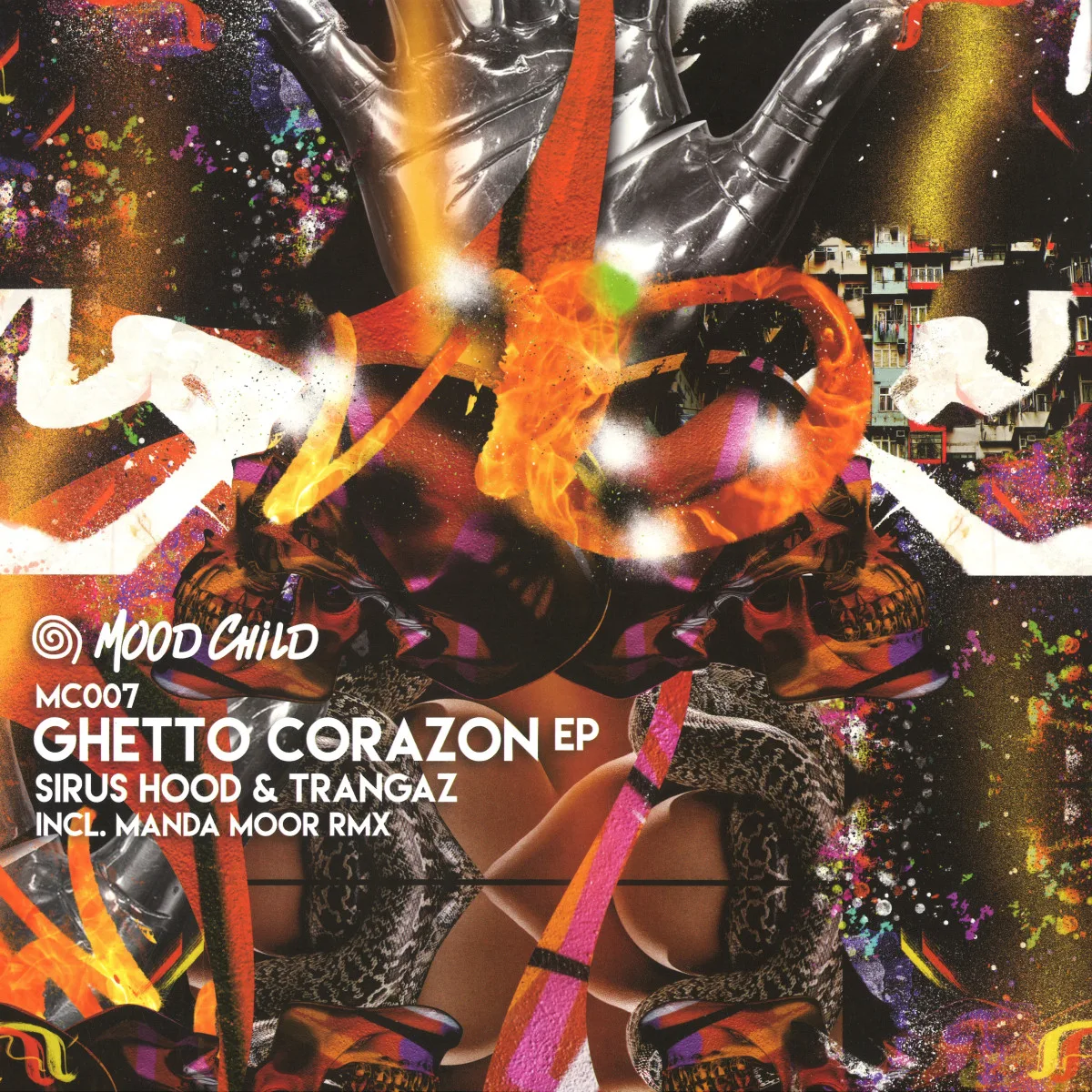Обратная сторона обложки — Sirus Hood,Trangaz — Ghetto Corazon EP