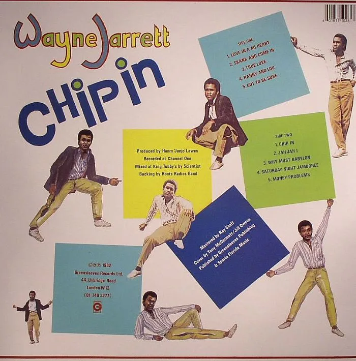 Back cover — Wayne JARRETT — Chip In