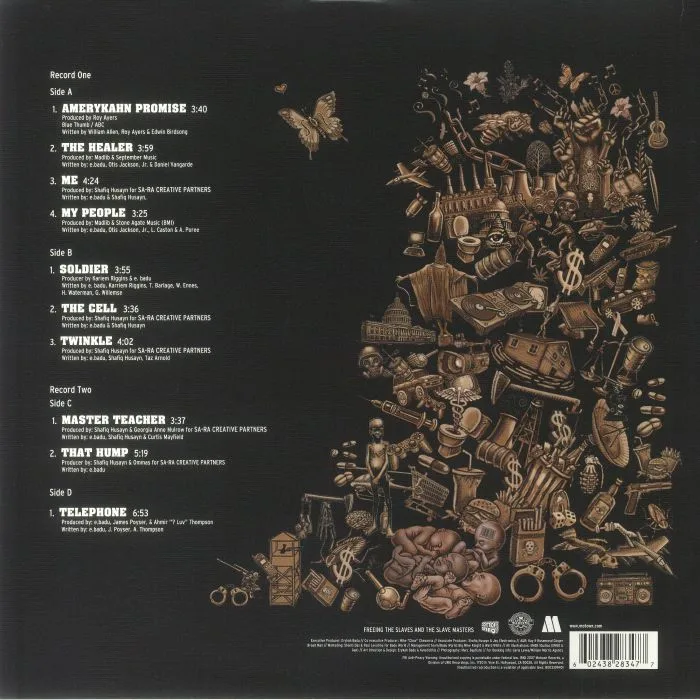 Back cover — Erykah BADU — New Amerykah Part One: Fourth World War (reissue)