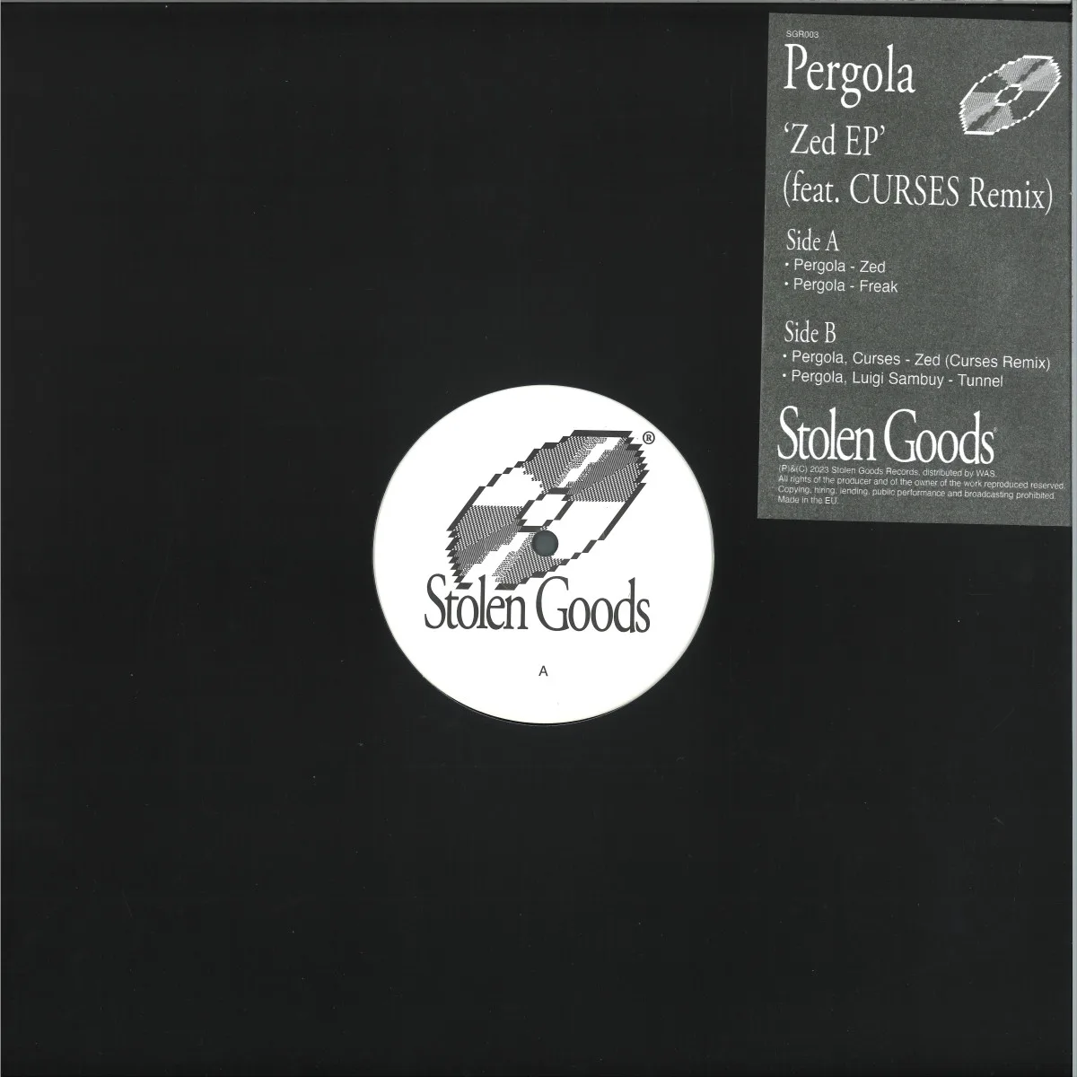 Front cover — Pergola — Zed EP