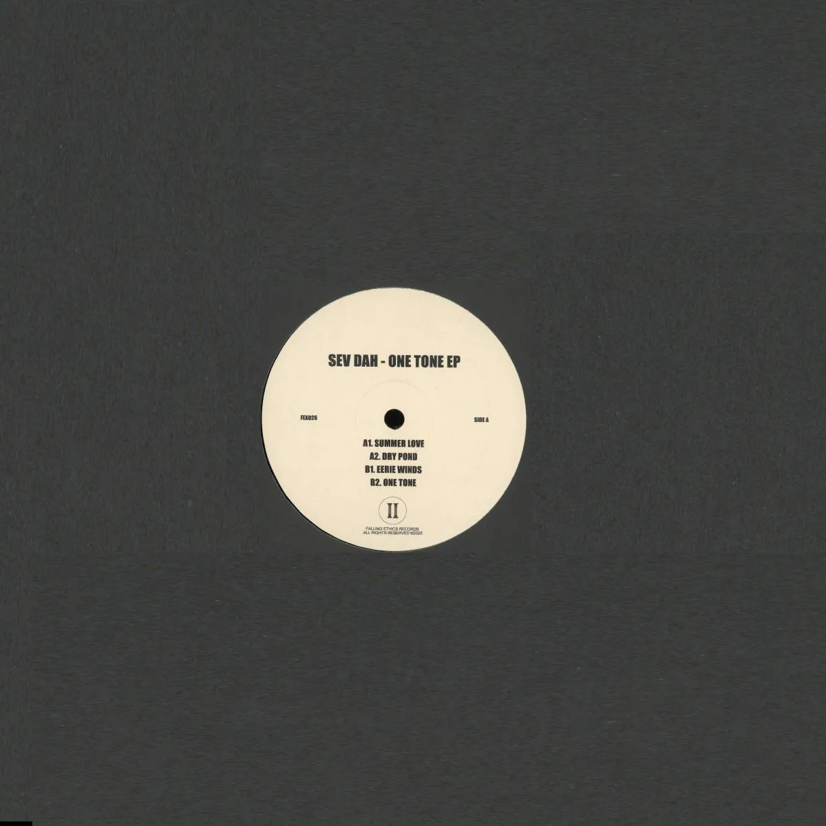 Back cover — Sev Dah — One Tone EP
