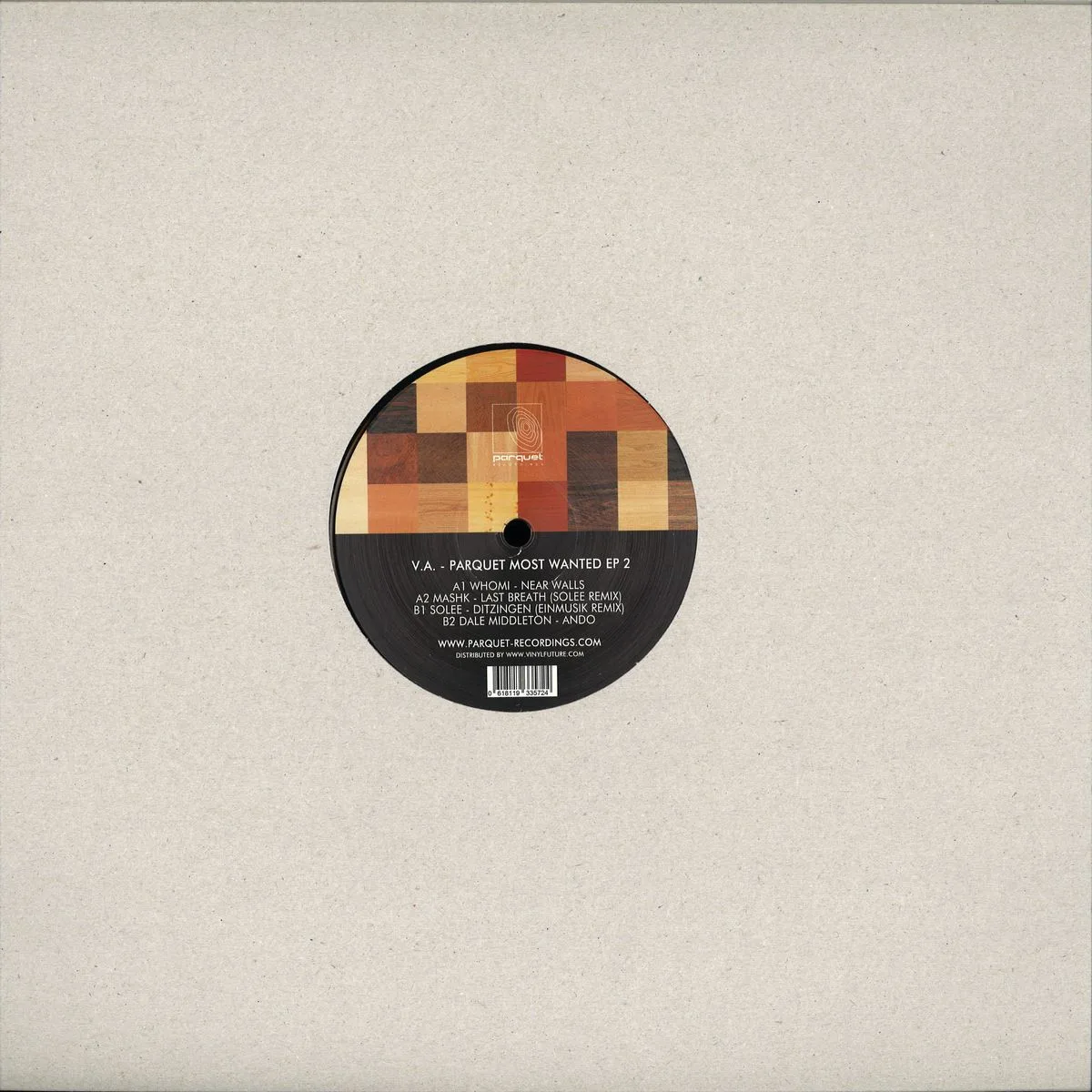 Back cover — Various — Parquet Most Wanted Ep 2