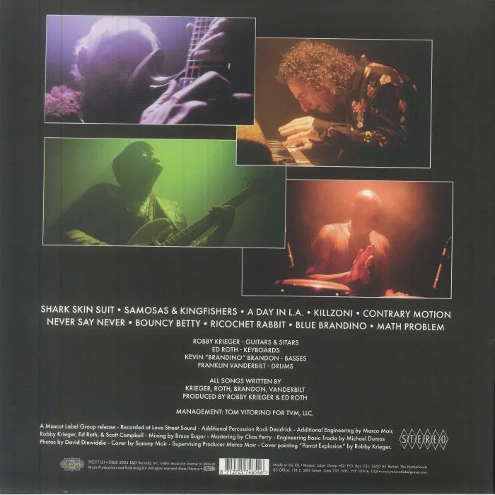 Обратная сторона обложки — Robby KRIEGER / THE SOUL SAVAGES — Robby Krieger & The Soul Savages