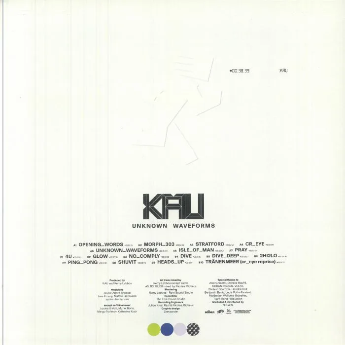 Back cover — KAU — Unknown Waveforms