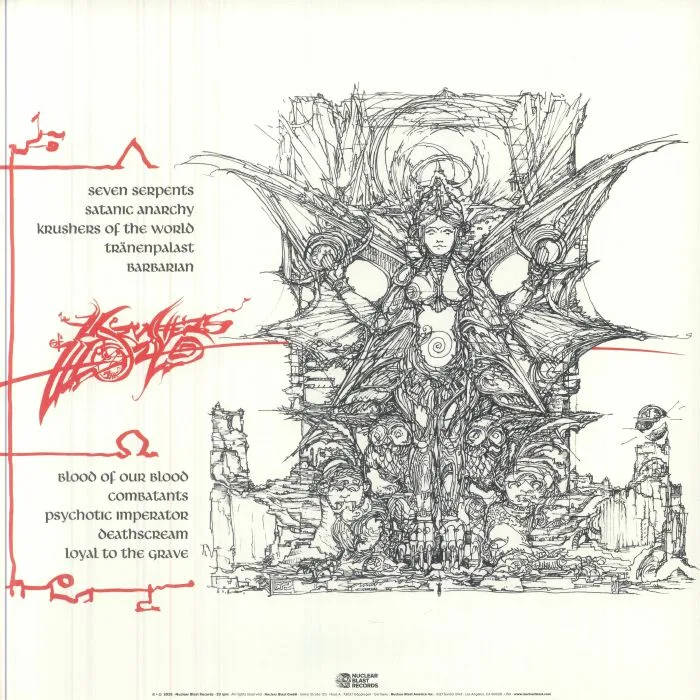 Back cover — KREATOR — Krushers Of The World