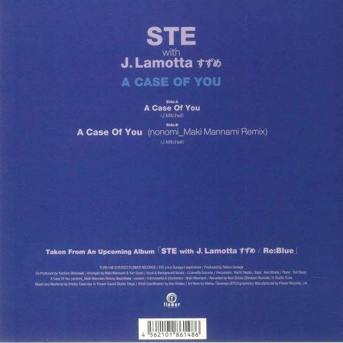 Back cover — STE with J LAMOTTA — A Case Of You