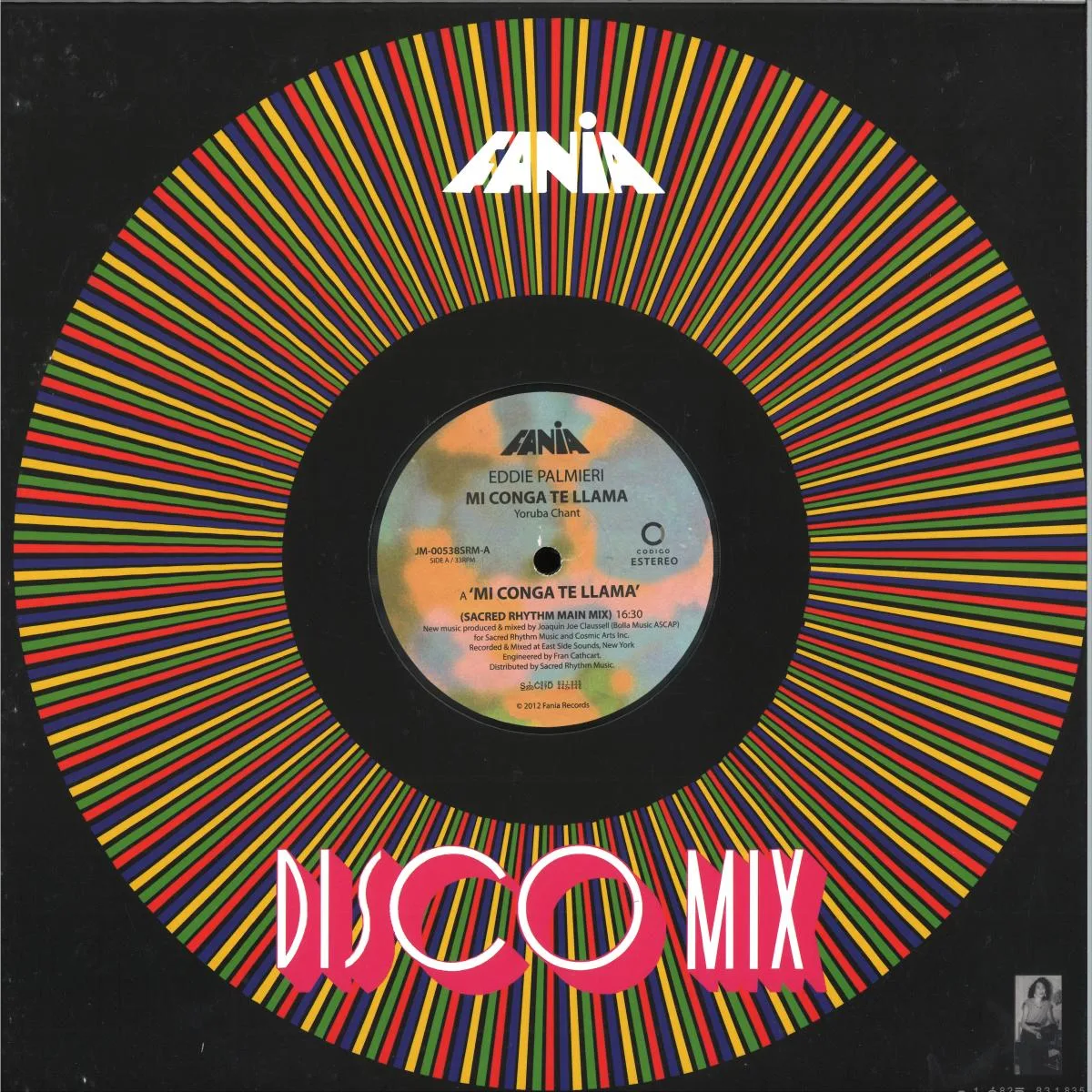 Front cover — Eddie Palmieri — Mi Conga Te Llama Remix - Joe Claussell Edit