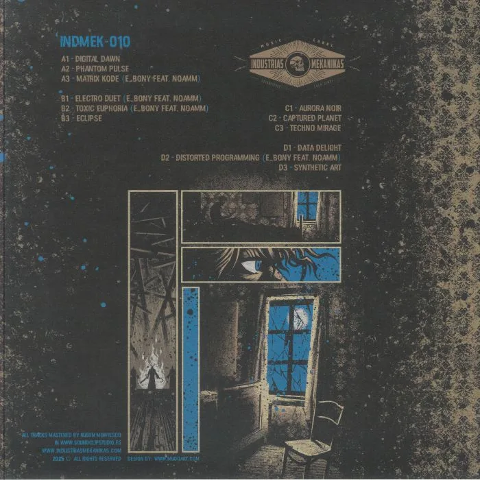 Back cover — E BONY — Digital Dawn