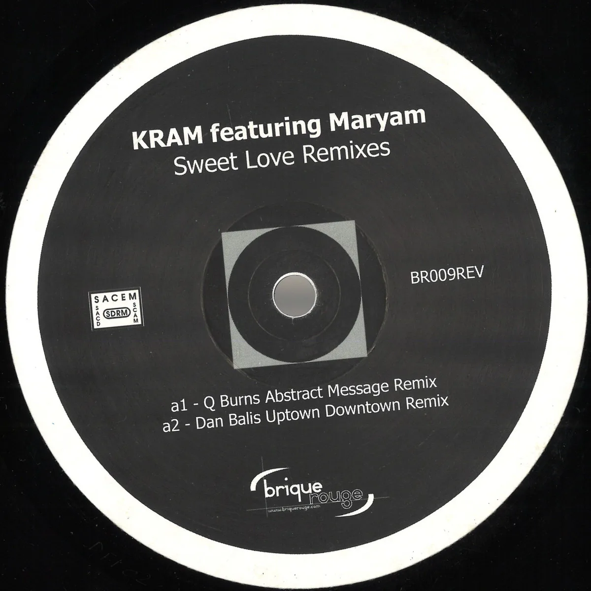 Лицевая сторона обложки — Kram — Sweet Love Remixes