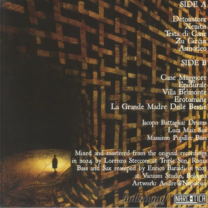 Back cover — ZU — Bromio (25th Anniversary Edition) (remastered)