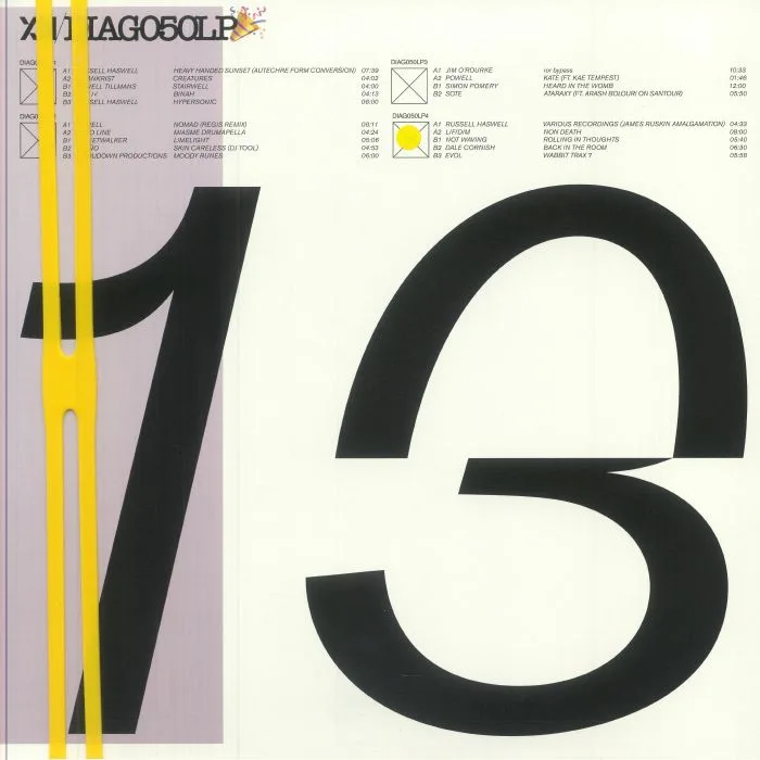 Front cover — Russell HASWELL / LFDM / NOT WAVING / DALE CORNISH / EVOL — 13: LP4