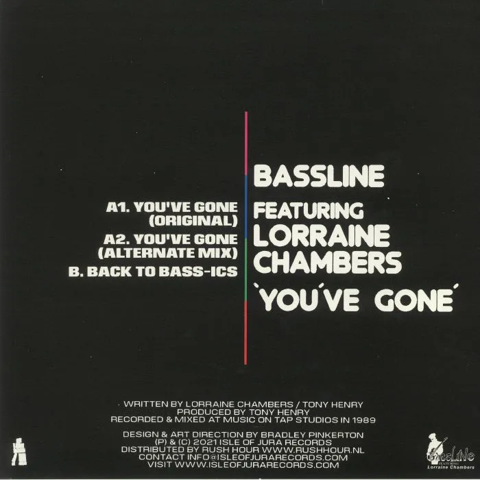Обратная сторона обложки — BASSLINE — You've Gone