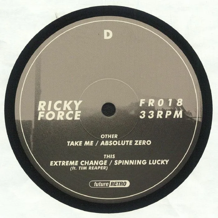 Back cover — RICKY FORCE — FR018
