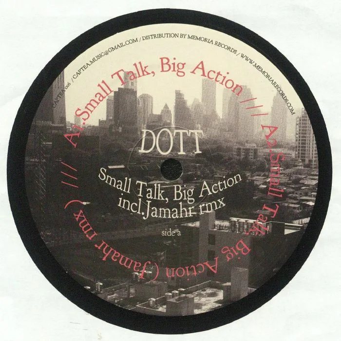 Лицевая сторона обложки — DOTT — Small Talks Big Action