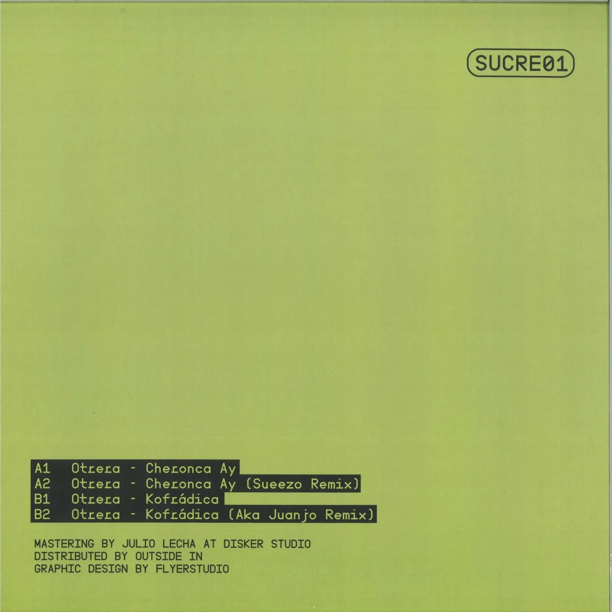 Back cover — Otrera — Cheronca Ay