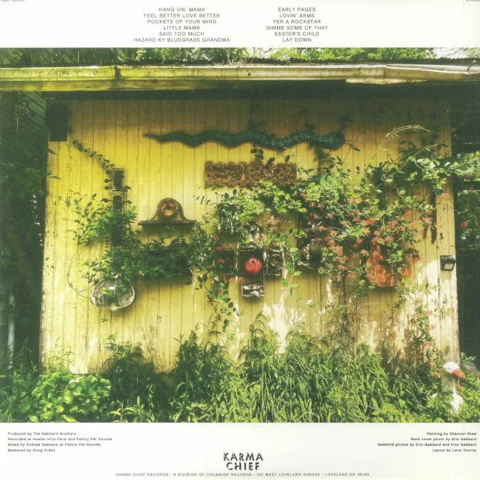 Back cover — The GABBARD BROTHERS — The Gabbard Brothers