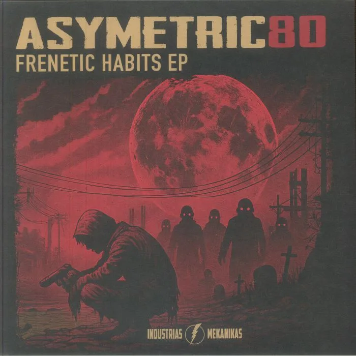 Front cover — ASYMETRIC80 — Frenetic Habits EP