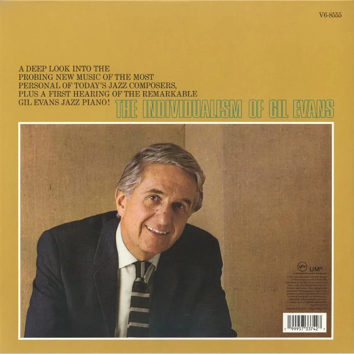 Back cover — Gil EVANS — The Individualism Of Gil Evans (Verve Vault)