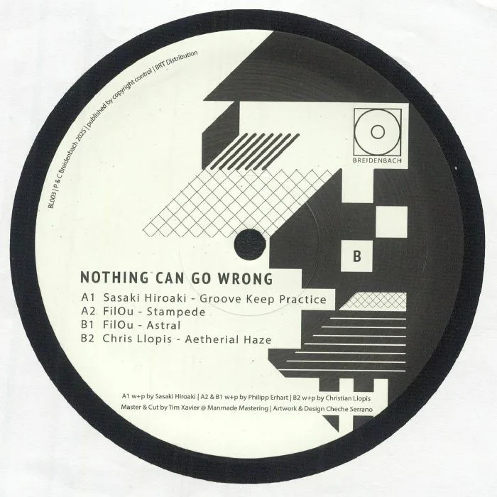 Обратная сторона обложки — SASAKI HIROAKI / FILOU / CHRIS LLOPIS — Nothing Can Go Wrong