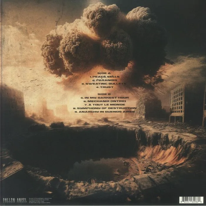 Back cover — MEGADETH — Selling Peace