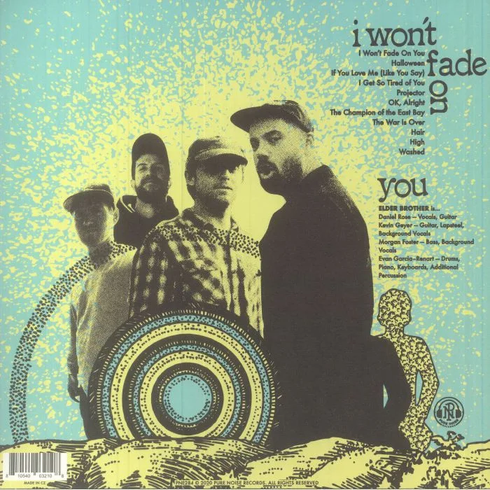 Back cover — ELDER BROTHER — I Won't Fade On You