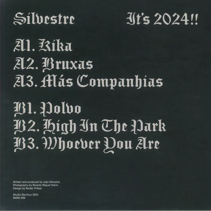 Back cover — SILVESTRE — It's 2024!!