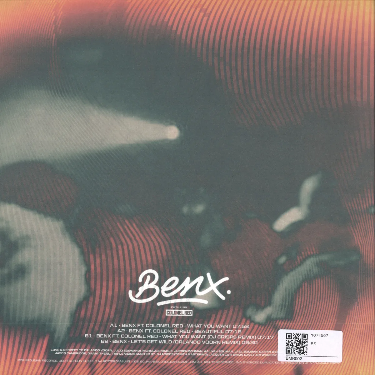 Обратная сторона обложки — Benx — What you want EP