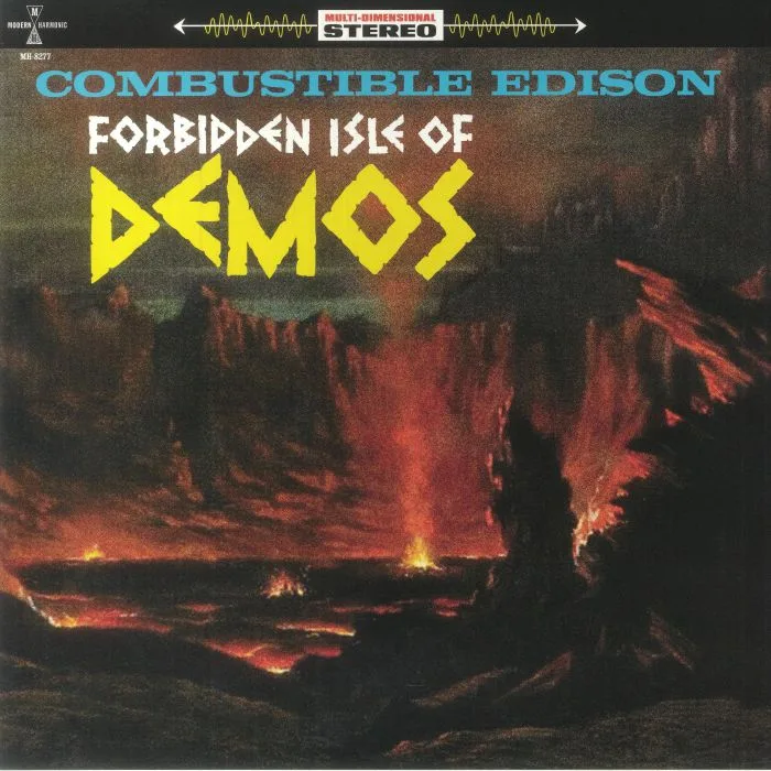 Лицевая сторона обложки — COMBUSTIBLE EDISON — Forbidden Isle Of Demos