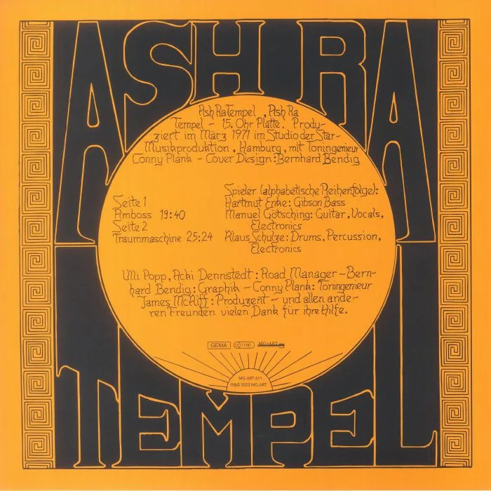 Back cover — ASH RA TEMPEL — Ash Ra Tempel (50th Anniversary Edition)