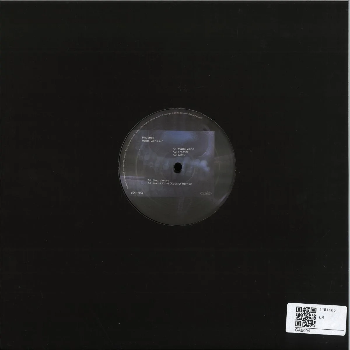 Обратная сторона обложки — Phasmid — Hadal Zone EP