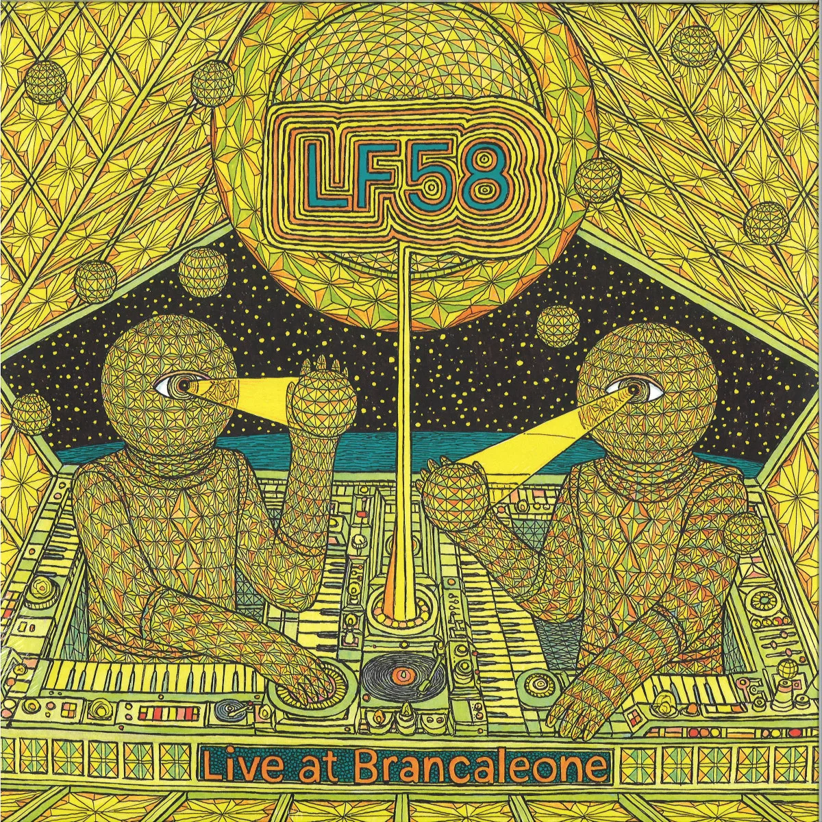 Лицевая сторона обложки — Lf58 — Live at Brancaleone 3x12"