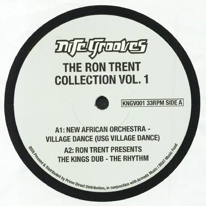 Front cover — NEW AFRICAN ORCHESTRA / RON TRENT / THE KINGS DUB / LOST TYMEEZ — The Ron Trent Collection Vol 1
