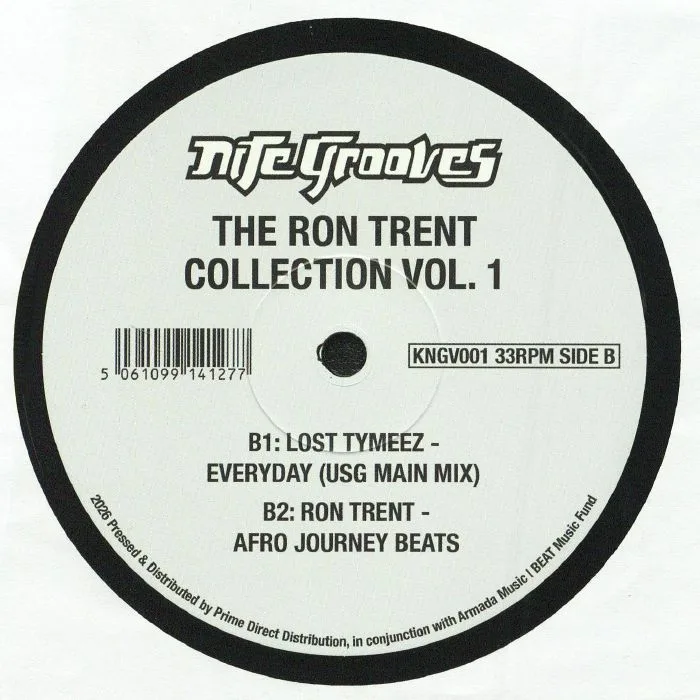 Back cover — NEW AFRICAN ORCHESTRA / RON TRENT / THE KINGS DUB / LOST TYMEEZ — The Ron Trent Collection Vol 1