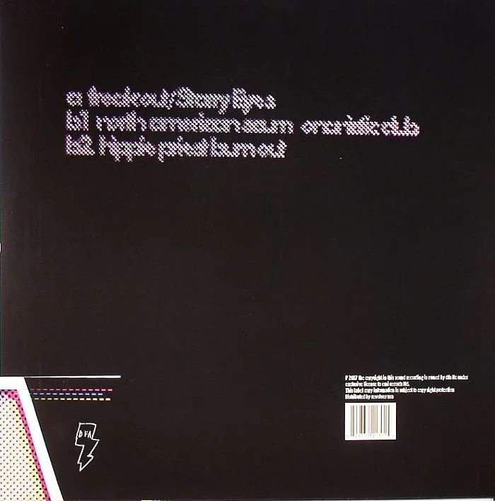 Back cover — LCD SOUNDSYSTEM — Confuse The Marketplace