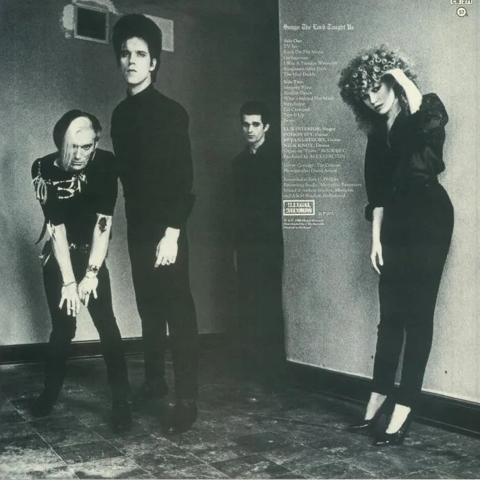 Back cover — The CRAMPS — Songs The Lord Taught Us (reissue)