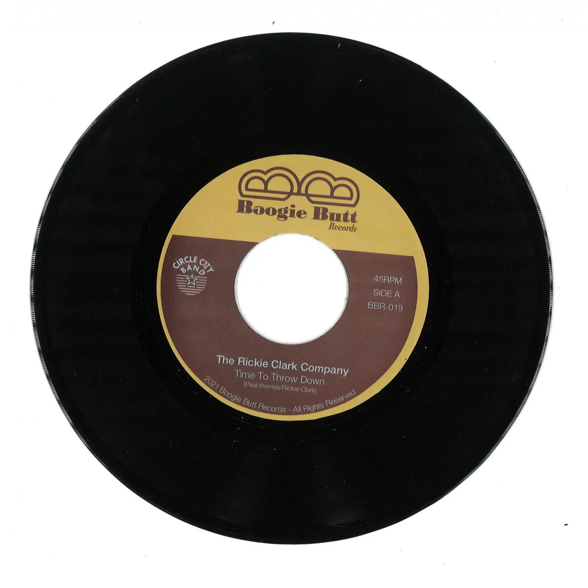 The Rickie Clark Company — Time To Throw Down 7"