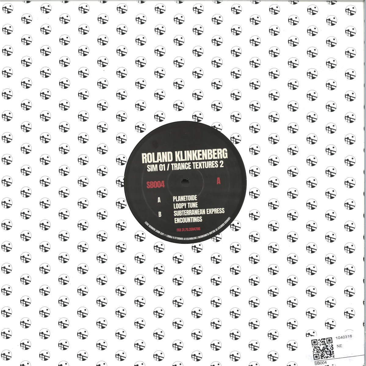 Back cover — Roland Klinkenberg — SIM 01 / TRANCE TEXTURES 2 EP