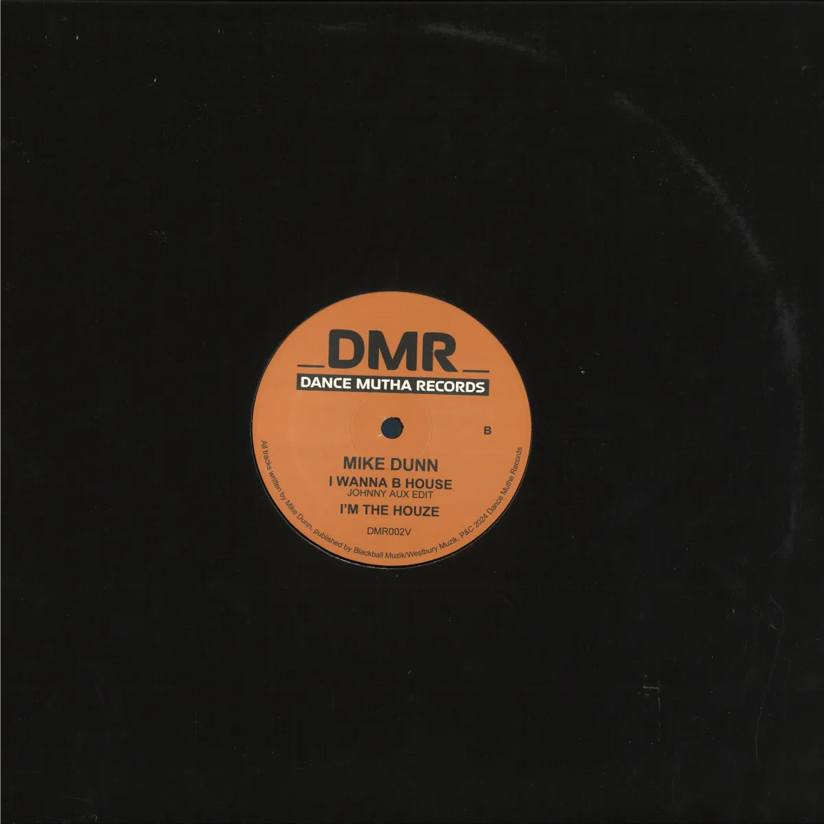 Обратная сторона обложки — Mike Dunn — I Wanna B House
