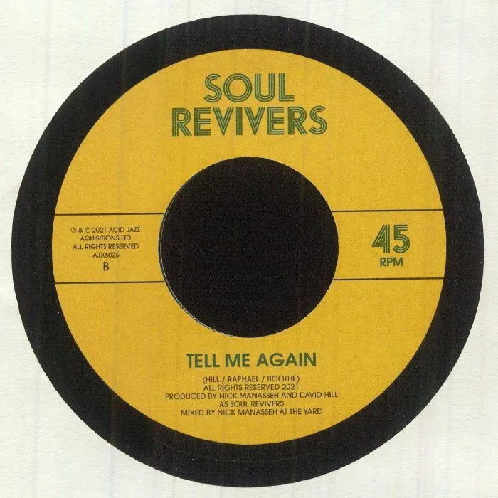 Обратная сторона обложки — SOUL REVIVERS feat KEN BOOTHE — Tell Me Why