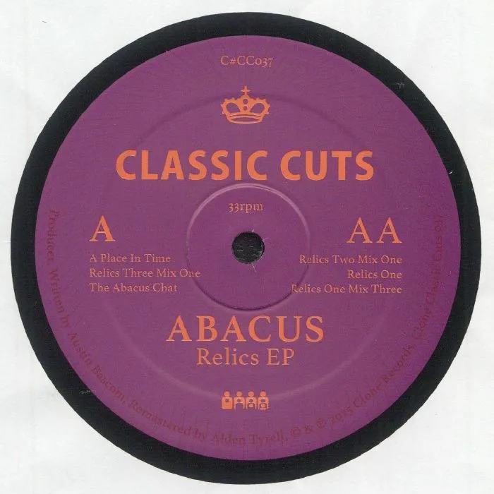 Лицевая сторона обложки — ABACUS — Relics EP