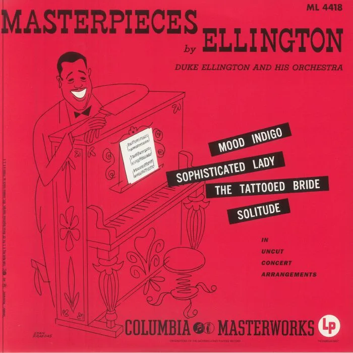 Front cover — Duke ELLINGTON & HIS ORCHESTRA — Masterpieces By Ellington (remastered)
