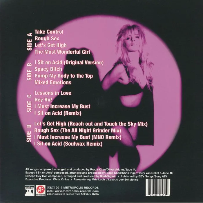 Back cover — LORDS OF ACID — Lust (remastered)