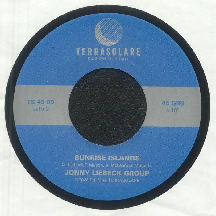 Обратная сторона обложки — JONNY LIEBECK GROUP — Sunset Islands